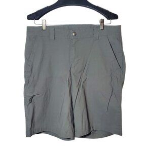 Men's Gray Performance Cargo Shorts